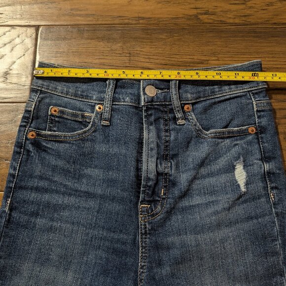 Gap True Skinny Sky High rise jeans indigo size 24 petite - Picture 7 of 16